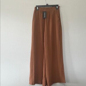 Streetwear Society Brown Wide Leg Pants